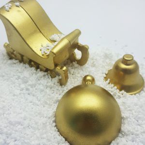 Forma Bwb Trenó De Natal 3 Partes C/ Silicone 140G Cod-138 (Bwb Especial)