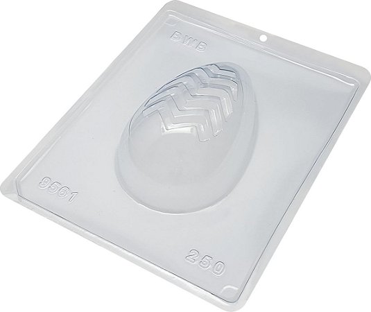 Forma Bwb Silicone Ovo Vazado Estriado 250G 3 Partes Cod-9561 (Bwb Especial)  (BWB PASCOA)