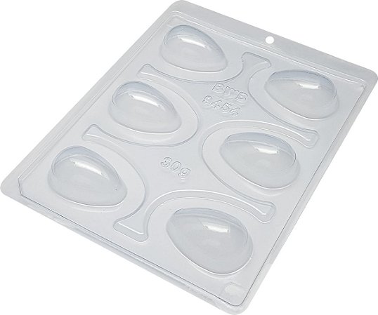 Ovo Liso 30G Páscoa  Forma Bwb Silicone 3 Partes 30G Cod-9454 (Bwb Especial)  (BWB PASCOA)