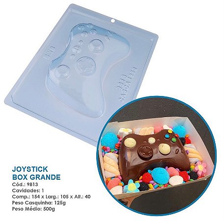 Joystick Box Grande Forma Bwb Com Silicone 500G 3 Partes Cod-9813 (Bwb Especial)