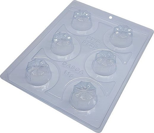 Trufa Detalhada Lótus  Forma Bwb Com Silicone 28G 3 Partes Cod-9729 (Bwb Especial)
