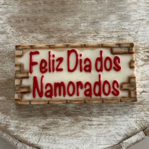 Forma Bwb Barra Feliz Dia Dos Namorados 3 Partes C/ Silicone 200G Cod-10169 (Bwb Especial)