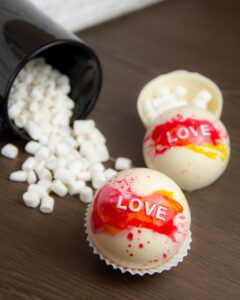 Forma Silicone Bwb P/Chocolate Esfera Love 65Mm 30G Cod-10302  (Bwb Especial)