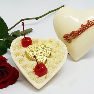 Forma Bwb Coração Felicidades 3 Partes C/ Silicone 200G Cod-56 (Bwb Especial)