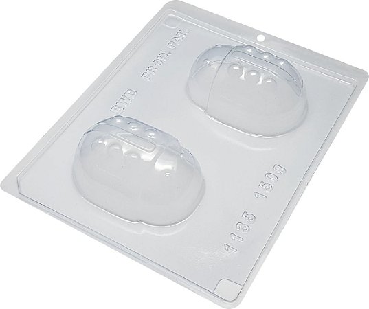 Forma Bwb Ovo Páscoa Joaninha 3 Partes C/ Silicone 150G Cod-1135 (Bwb Especial)  (BWB PASCOA)