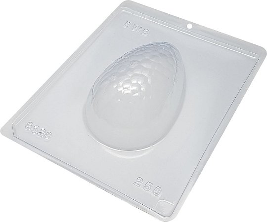 Forma Bwb Ovo Texturizado Gouge 250G 3 Partes C/ Silicone Cod-9328 (Bwb Especial)  (BWB PASCOA)
