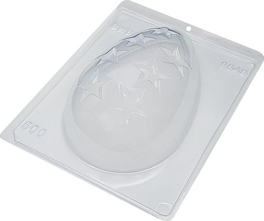 Forma Bwb Siliconeovo Vazado Etrela 500 G 3 Partes Cod-9549 (Bwb Especial)  (BWB PASCOA)