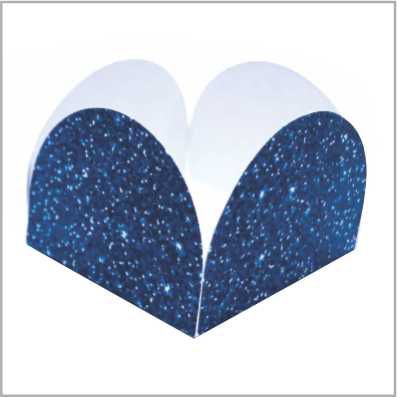 50 Forminhas Para Doces Imitação Glitter Azul 4 Pétalas  10.88  (Nc Toys Simples)