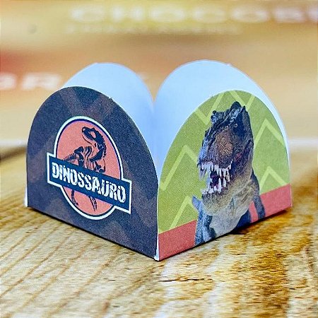 50 Forminhas Para Doces Dinossauro 4 Pétalas 87.2 (Nc Toys Simples)