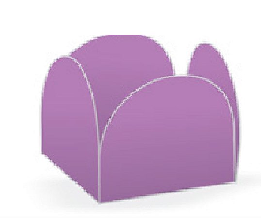 50 Forminhas Lilás Para Doces 4 Pétalas Mini 3X3X2 Cm 70.11 (Nc Toys)