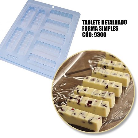 Forma Bwb Simples Tablete Detalhado 28G Cod:9300  ( BWB SIMPLES )
