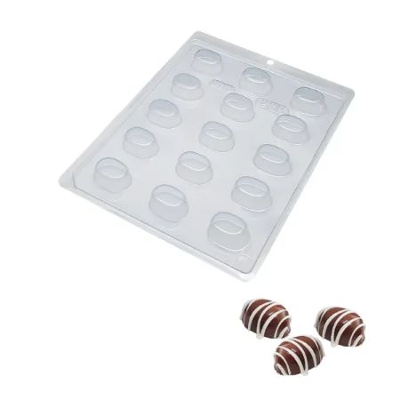 Forma Bwb Simples Bombom Oval Liso Eliptico 11G Cód. BWB325 ( BWB SIMPLES )