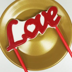 Forma Bwb Simples Topo De Bolo Love Cód. 9999  ( BWB SIMPLES )