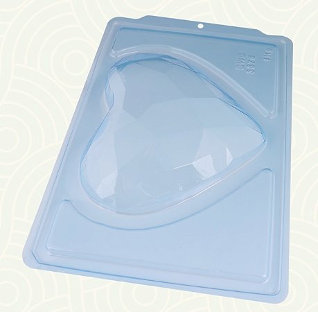 Forma Bwb Sp Coração Lapidado Silicone 3 Partes 1 Kg Profissional Cod 3675 (Sp Especial)