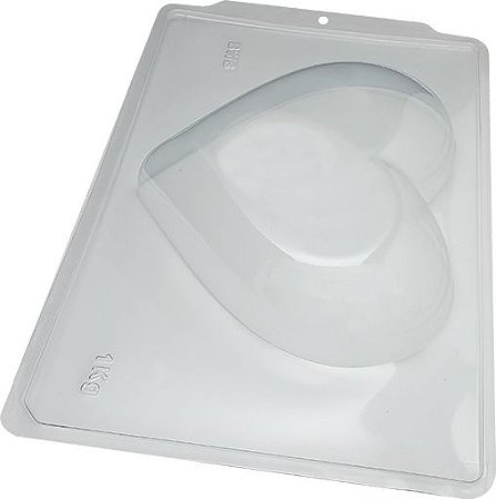 Forma Bwb Sp Coração 1 Kg 3 Partes C/ Silicone Cod-3632 (Bwb Sp Especial)