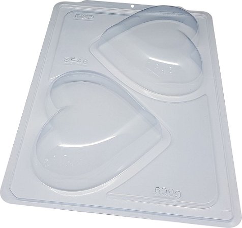 Forma Bwb Sp 46 Coração Especial 500 G Silicone 3 Partes Profissional Cod-3511  (Sp Especial)