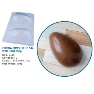 Forma Bwb Sp Simples 144 - Ovo Liso 750G Sp Cod-3629 ( BWB SP SIMPLES )