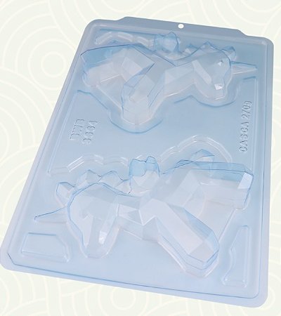 Forma Bwb Sp Unicornio Lapidado Silicone 3 Partes Profissional Cod 3664 (Sp Especial)