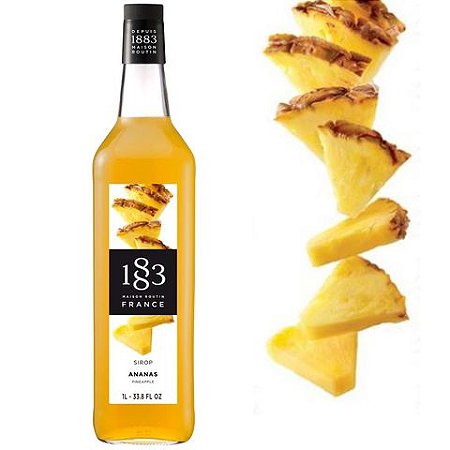 Xarope Abacaxi 1883 1 Litro Maison Routin Francês Flavors