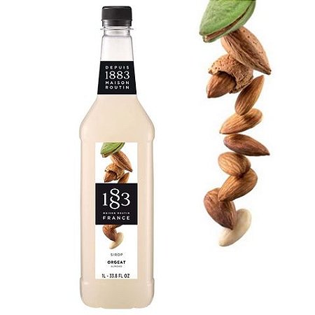 Xarope Amêndoas 1883 1 Litro Maison Routin Francês Flavors