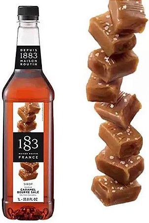 Xarope Caramelo Salgado 1883 1 Litro Maison Routin Francês Flavors