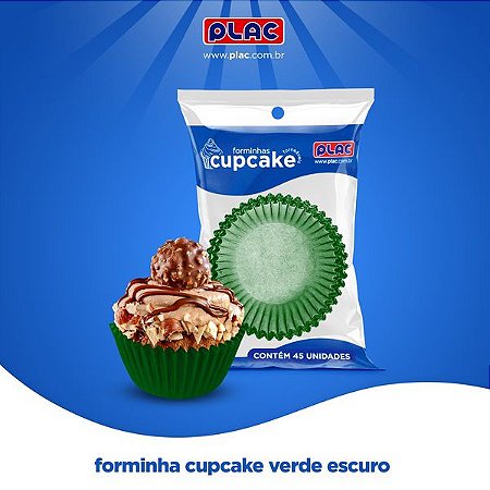 45 Formas Para Cupcake  Verde (Plac)