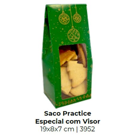 10 Saco Practice Especial Com Visor 3952 (Natal Ideia)