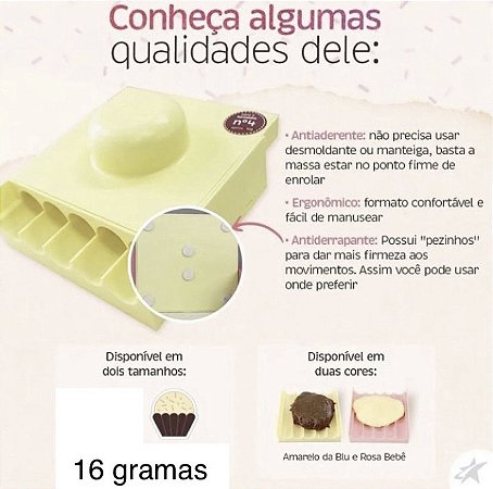 Enrolador De Doces Amarelo (16Gr) -  (Blue Star)