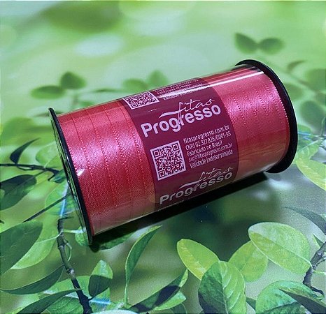 Fita de Cetim Rosa Pétala 100 Metros 7Mm - Cód-009