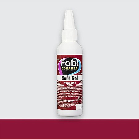 Corante Softgel Fab 25G Vermelho Natal (Fab)