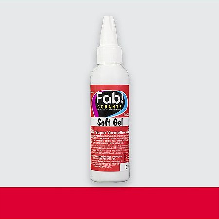 Corante Softgel Fab 25G Super vermelho (Fab)