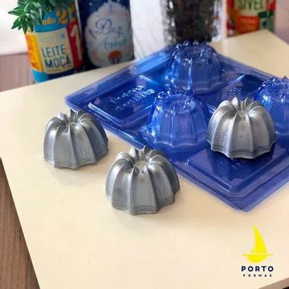 Forma Silicone Porto Bolinho Nórdico Especial 3 Partes P80
