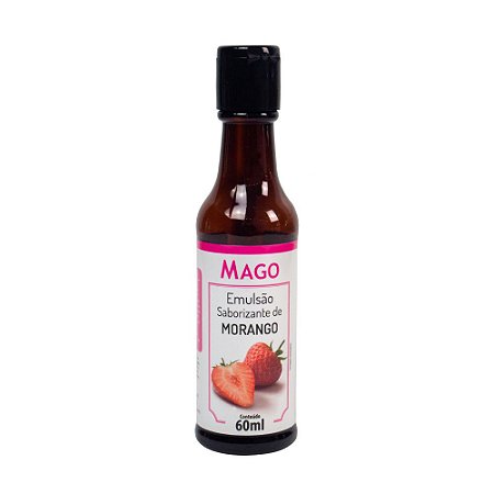 Emulsão Saborizante de  morango 60Ml Mago
