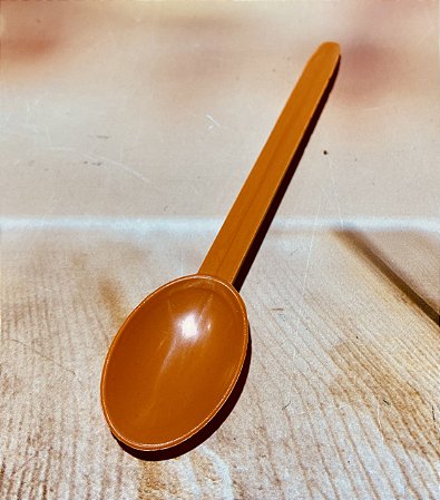 1000 Colher Reforçada Sobremesa Chocobraz -Laranja