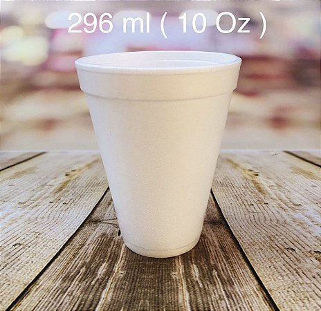 20 Copo Isopor Térmico 10 Oz 296Ml (Darnel)