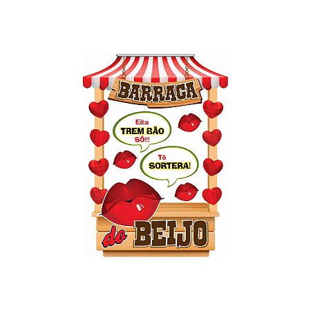 Painel Decorativo Barraca Do Beijo 60.43 (Nc Toys Painel)