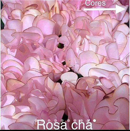 24 Forminhas Para Doces Finos Luxo Celebrare Rosa Chá