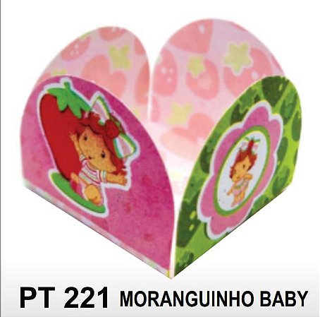 50 Forminhas Para Doces Festa Moranguinho Baby Pt221