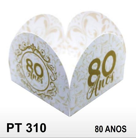 50 Forminhas Para Doces Festa Pt310 80 Anos