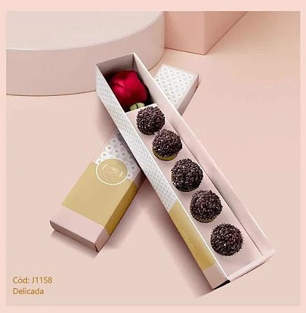 10 Caixa Para Flor E 5 Doces Linha Delicada (Jango) 1158