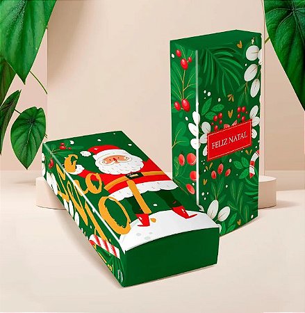 10 Caixa Para Barra 150G Natal Sem Visor Vida Ref: 2762 (Natal Jango 2022)