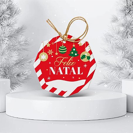 20 Tags Natal Felicidade (Natal Jango 2022)  Ref: 2826