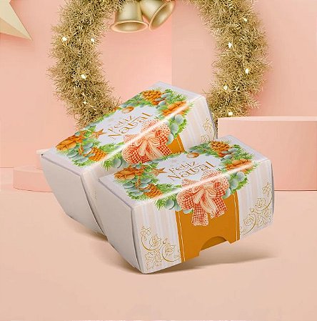 10 Caixa Para 2 Doces Natal Harmonia (Natal Jango 2022) 2838