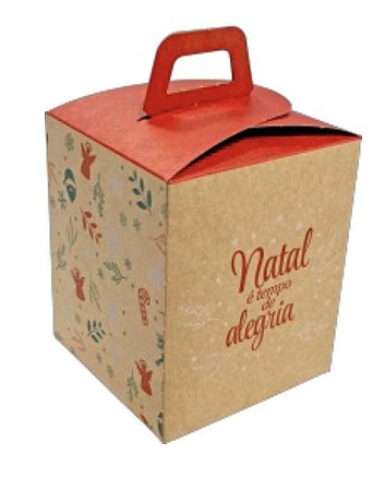 10 Caixas Maleta Mini Panetone 12x10x10 3850 (Natal Ideia)