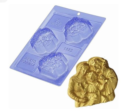 Forma Silicone Porto Sagrada Família Natal Especial 3 Partes P1002