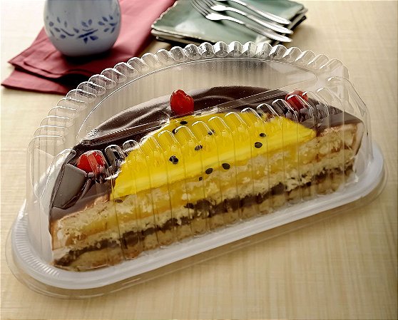 10 Embalagem Meia Torta Millenium Preta Pet 1Kg Gmt Galvanotek