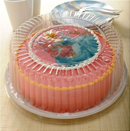10 Embalagem P/ Bolo Torta Pequena Millenium Media 1,5Kg Preta Pet G50Mm Galvanotek