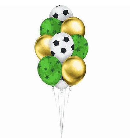10  Balão Brasil futebol copa do mundo Redondo 10 Pol Regina