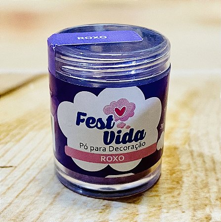 Pó Decorativo 3G Roxo (Festvida)