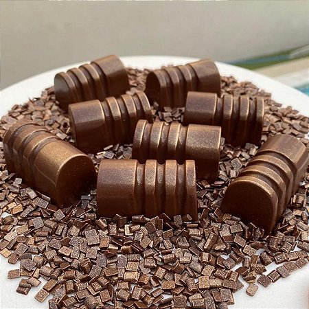 Forma Bwb Especial Silicone 3 Pates Bombom Roscado 30 g 9771 (Bwb Especial)